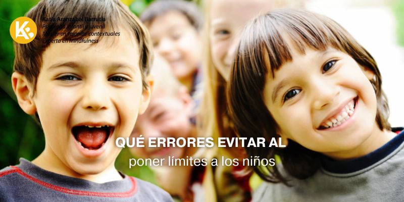 Qué errores evitar al poner límites a los niños